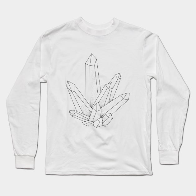 Crystals Long Sleeve T-Shirt by Arumata